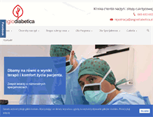 Tablet Screenshot of angiodiabetica.pl